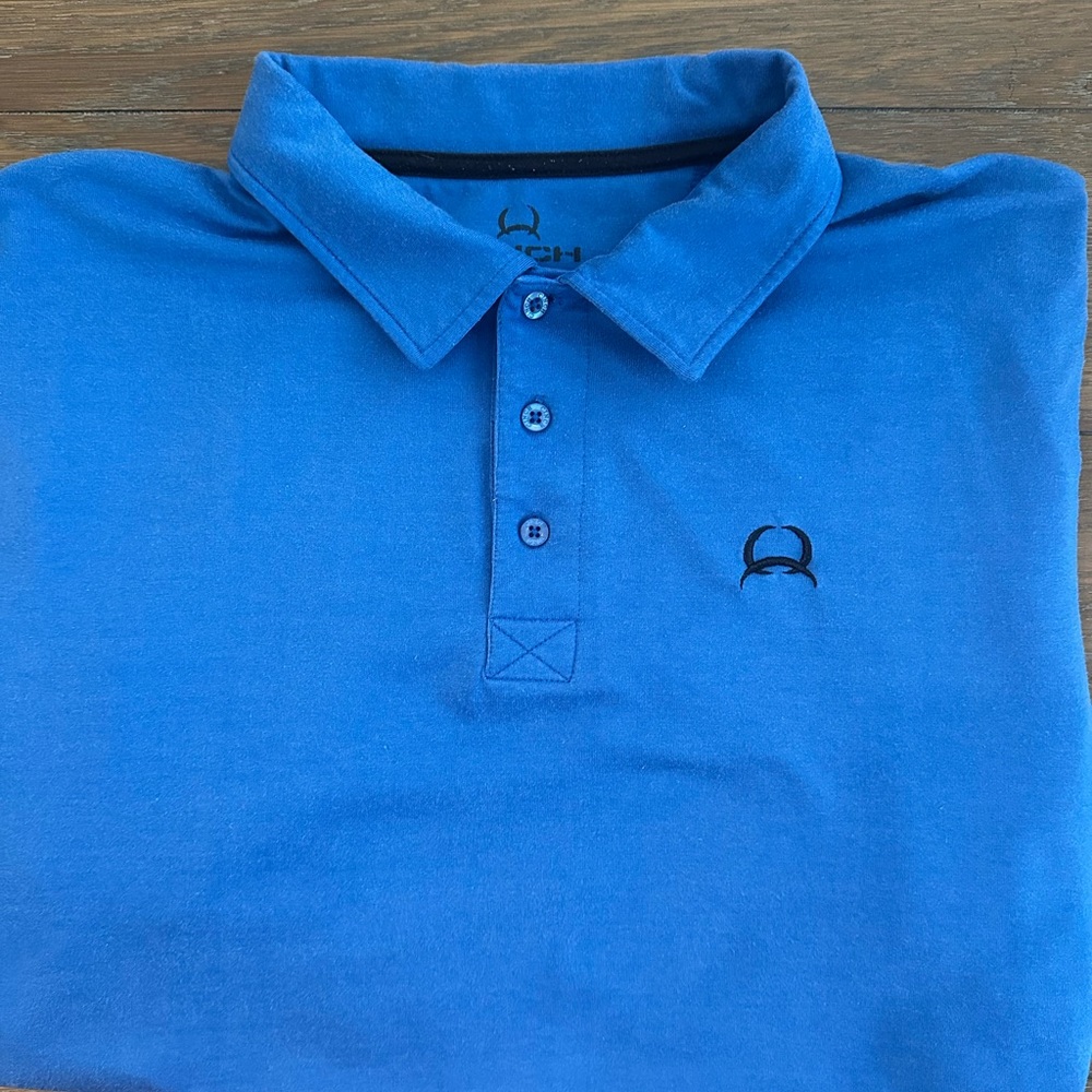 Cinch Blue Short Sleeve Polo Shirt Size‎ XL